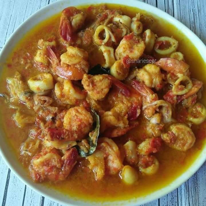 Cumi udang mercon