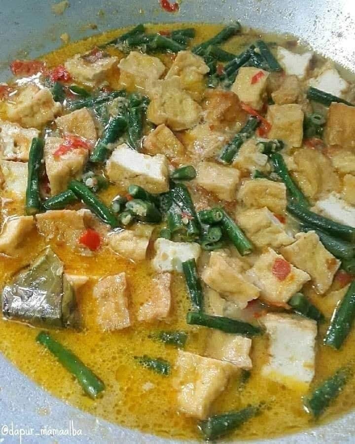 Jangan lodeh tahu kacang panjang