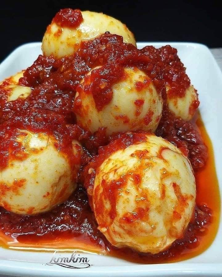 Sambel telur bulat