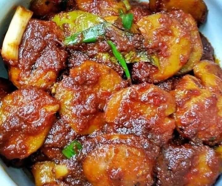 Semur jengkol pedas manis⁣⁣